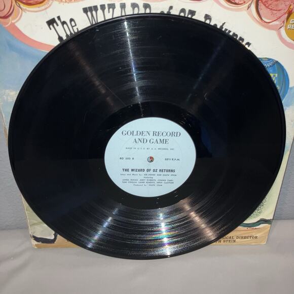 Vinyl Record The Wizard of Oz Returns Album / Board Game *Missing Instructions* - Picture 7 of 11